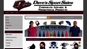 What Davessport.com website looked like in 2021 (3 years ago)