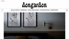 What Dengarden.com website looked like in 2021 (3 years ago)