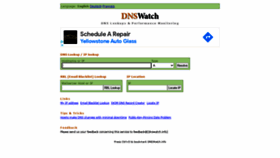 What Dnswatch.info website looked like in 2021 (3 years ago)