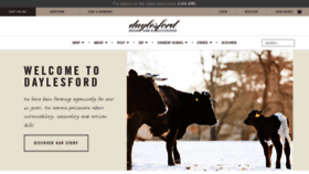 What Daylesford.com website looked like in 2021 (3 years ago)