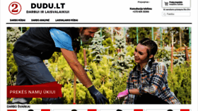 What Dudu.lt website looked like in 2021 (3 years ago)