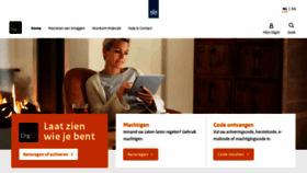 What Digid.nl website looked like in 2021 (3 years ago)