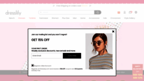 What Dresslily.com website looked like in 2021 (3 years ago)