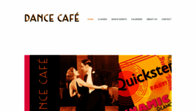 What Dancecafe.ca website looked like in 2021 (3 years ago)