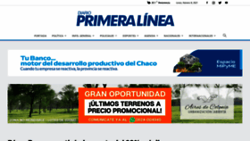 What Diarioprimeralinea.com.ar website looked like in 2021 (3 years ago)