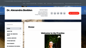 What Drbodden.com website looked like in 2021 (3 years ago)