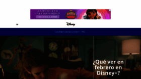 What Disneylatino.com website looked like in 2021 (3 years ago)