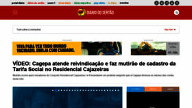 What Diariodosertao.com.br website looked like in 2021 (4 years ago)