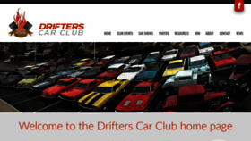What Drifterscarclub.net website looked like in 2021 (3 years ago)