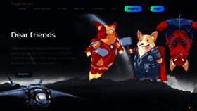 What Dogeheroes.com website looked like in 2021 (3 years ago)
