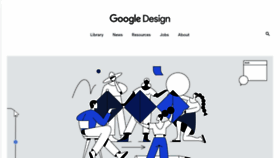 What Design.google website looked like in 2021 (3 years ago)