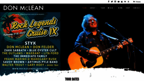 What Donmclean.com website looked like in 2021 (3 years ago)