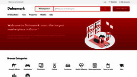 What Dohamark.com website looked like in 2021 (3 years ago)