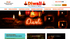 What Diwalifestival.org website looked like in 2021 (3 years ago)