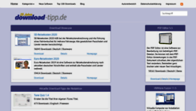 What Download-tipp.de website looked like in 2021 (3 years ago)