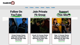 What Dramaworldhd.co website looked like in 2021 (3 years ago)