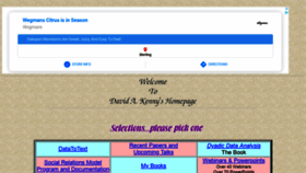 What Davidakenny.net website looked like in 2021 (3 years ago)