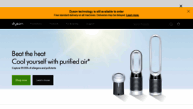 What Dyson.co.nz website looked like in 2021 (3 years ago)