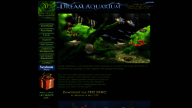 What Dreamaquarium.com website looked like in 2021 (3 years ago)