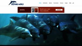 What Dolphins-world.com website looked like in 2021 (3 years ago)