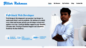 What Developerjillur.me website looked like in 2021 (3 years ago)