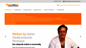 What Doktervanderscheuren.be website looked like in 2021 (3 years ago)