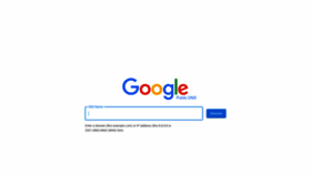 What Dns.google website looked like in 2021 (3 years ago)