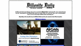 What Dillonite.com website looked like in 2021 (3 years ago)