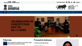 What Doe.gov.in website looked like in 2021 (3 years ago)