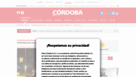 What Diariocordoba.com website looked like in 2021 (3 years ago)