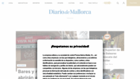 What Diariodemallorca.es website looked like in 2021 (3 years ago)