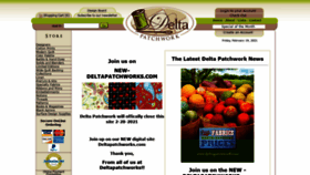 What Deltapatchwork.com website looked like in 2021 (3 years ago)