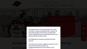 What Deurag.de website looked like in 2021 (3 years ago)