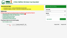 What Dangkyhoc.vnu.edu.vn website looked like in 2021 (3 years ago)