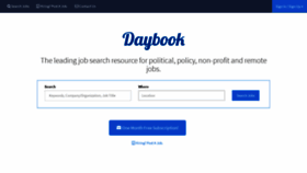What Daybook.com website looked like in 2021 (3 years ago)
