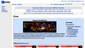 What Ddowiki.com website looked like in 2021 (3 years ago)