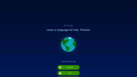 What Duolingo.com website looked like in 2021 (3 years ago)
