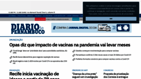What Diariodepernambuco.com.br website looked like in 2021 (3 years ago)