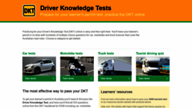 What Driverknowledgetests.com website looked like in 2021 (3 years ago)