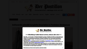 What Der-postillon.com website looked like in 2021 (3 years ago)