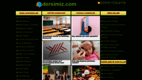 What Dersimiz.com website looked like in 2021 (3 years ago)