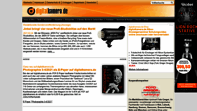 What Digitalkamera.de website looked like in 2021 (3 years ago)