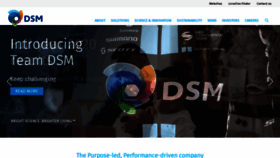 What Dsm.com website looked like in 2021 (3 years ago)