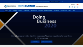 What Doingbusiness.org website looked like in 2021 (3 years ago)