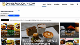 What Danielfooddiary.com website looked like in 2021 (3 years ago)