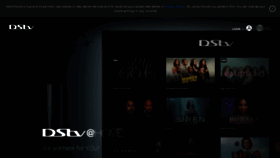 What Dstv.com website looked like in 2021 (3 years ago)