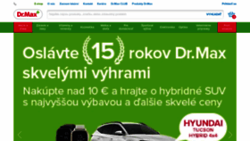 What Drmax.sk website looked like in 2021 (3 years ago)