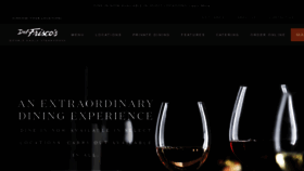 What Delfriscos.com website looked like in 2021 (3 years ago)