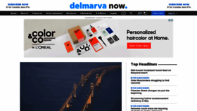 What Delmarvanow.com website looked like in 2021 (3 years ago)