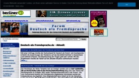 What Deutsch-als-fremdsprache.de website looked like in 2021 (4 years ago)